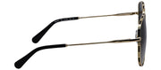 Salvatore Ferragamo SF 277S 733 Rectangle Metal Gold Sunglasses with Grey Gradient Lens