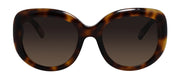 Salvatore Ferragamo SF 727S 214 Round Plastic Tortoise Sunglasses with Brown Lens