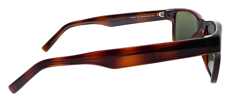 Salvatore Ferragamo SF 960S 214 Rectangle Plastic Tortoise Sunglasses with Brown Lens