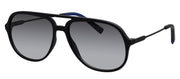 Salvatore Ferragamo SF 999S 002 Pilot Plastic Black Sunglasses with Grey Gradient Lens