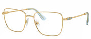 Swarovski SK 1003 4021 Rectangle Metal Gold Eyeglasses with Logo Stamped Demo Lenses