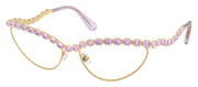 Swarovski SK 1030 4036 Cat-Eye Metal Gold Eyeglasses with Logo Stamped Demo Lenses