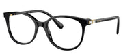 Swarovski SK 2002 1001 Round Plastic Black Eyeglasses with Logo Stamped Demo Lenses