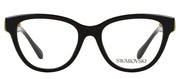 Swarovski SK 2004 1001 Cat-Eye Plastic Black Eyeglasses with Logo Stamped Demo Lenses