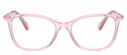 Swarovski SK 2010 3001 Square Metal Pink Eyeglasses with Logo Stamped Demo Lenses