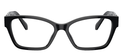 Swarovski SK 2013 1010 Rectangle Plastic Black Eyeglasses with Logo Stamped Demo Lenses