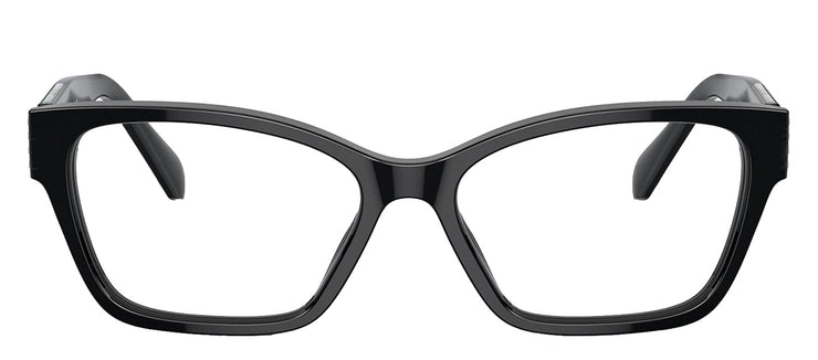 Swarovski SK 2013 1010 Rectangle Plastic Black Eyeglasses with Logo Stamped Demo Lenses