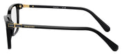 Swarovski SK 2015 1001 Rectangle Plastic Black Eyeglasses with Logo Stamped Demo Lenses
