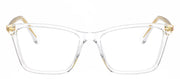 Swarovski SK 2015 1027 Rectangle Plastic Clear Eyeglasses with Logo Stamped Demo Lenses