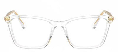 Swarovski SK 2015 1027 Rectangle Plastic Clear Eyeglasses with Logo Stamped Demo Lenses
