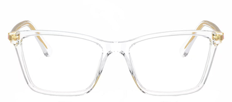 Swarovski SK 2015 1027 Rectangle Plastic Clear Eyeglasses with Logo Stamped Demo Lenses