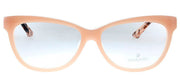 Swarovski SK 4106 072 Square Plastic Pink Eyeglasses with Logo Stamped Demo Lenses