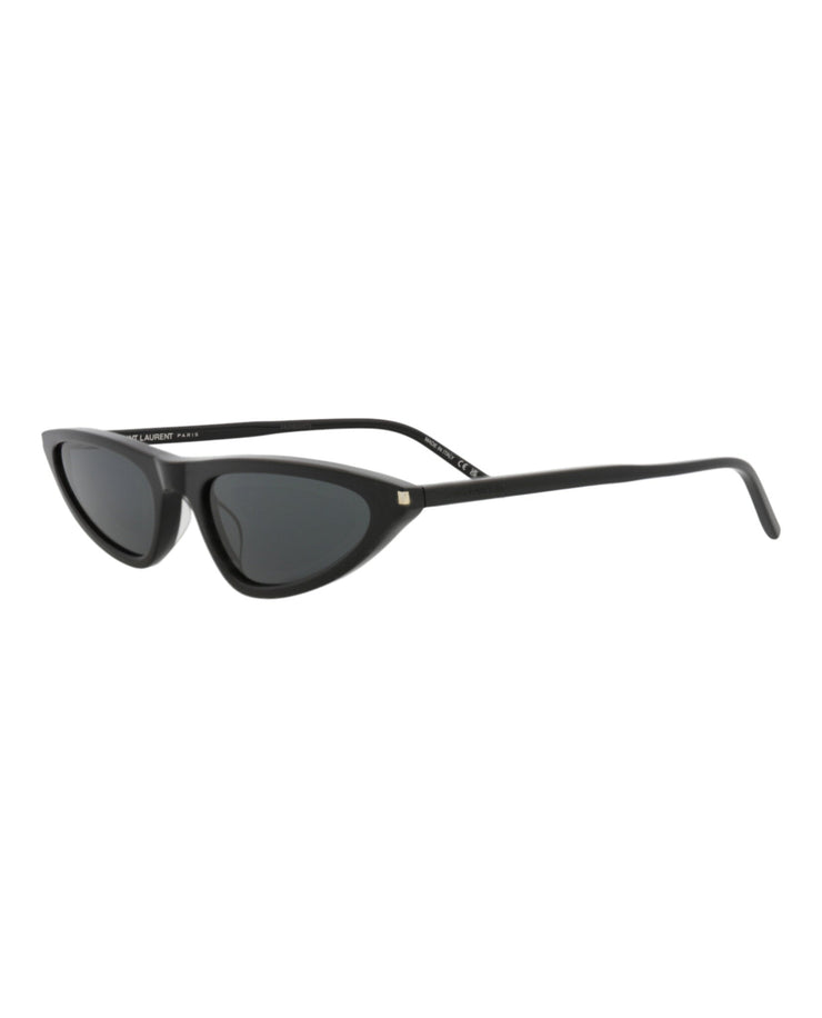 Saint Laurent SL703 001 Sunglasses Black Cat Eye Frame, Black Lenses Saint Laurent SL 703 001 - Sunglasses for Woman – LookerOnline main image 4