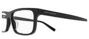 Saint Laurent SL 483 001 Rectangle Acetate Black Eyeglasses with Transparent Demo Lens