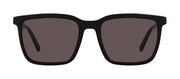 Saint Laurent SL 500S 001 Square Plastic Black Sunglasses with Grey Lens