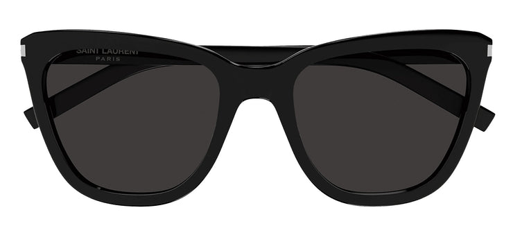 Saint Laurent CLASSIC SL 548S 001 Cat-Eye Plastic Black Sunglasses with Grey Lens