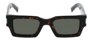 Saint Laurent CLASSIC SL 572S 002 Rectangle Plastic Havana Sunglasses with Grey Lens