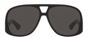 Saint Laurent SL 652 SOLACE 001 Aviator Plastic Black Sunglasses with Grey Lens