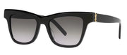Saint Laurent MONOGRAM SL M106 002 Cat-Eye Plastic Black Sunglasses with Grey Gradient Lens