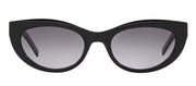 Saint Laurent MONOGRAM SL M115S 002 Cat-Eye Plastic Black Sunglasses with Grey Gradient Lens