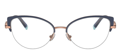 Tiffany & Co. TF 1145B 6162 Cat-Eye Metal Black Eyeglasses with Logo Stamped Demo Lenses