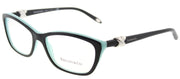 Tiffany & Co. TF 2074 8055 Cat-Eye Plastic Havana Eyeglasses with Logo Stamped Demo Lenses