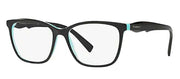 Tiffany & Co. TF 2175 8055 Square Plastic Black Eyeglasses with Logo Stamped Demo Lenses