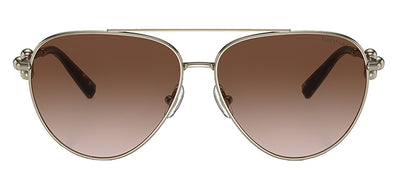 Tiffany & Co. TF 3092 60213B Aviator Metal Gold Sunglasses with Brown Gradient Lens