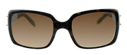 Tiffany & Co. TF 4047B 81343B Rectangle Plastic Havana Sunglasses with Brown Gradient Lens