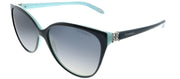Tiffany & Co. TF 4089B 8055T3 Cat-Eye Plastic Black Sunglasses with Grey Gradient Lens