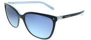 Tiffany & Co. TF 4105HB 81939S Square Plastic Black Sunglasses with Blue Gradient Lens