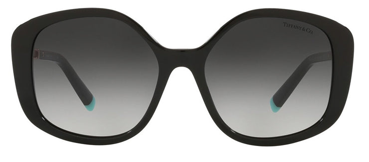 Tiffany & Co. TF 4192 80013C Irregular Metal Black Sunglasses with Gray Gradient Lens