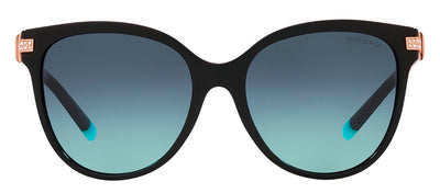 Tiffany & Co. TF 4193B 80019S Cat-Eye Metal Black Sunglasses with Blue Gradient Lens