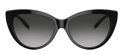 Tiffany & Co. TF 4196 80013C Cat-Eye Plastic Black Sunglasses with Grey Gradient Lens