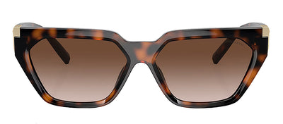 Tiffany & Co. TF 4205U 80153B Fashion Plastic Havana Sunglasses with Brown Gradient Lens