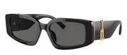 Tiffany & Co. TF 4208U 8001S4 Rectangle Plastic Black Sunglasses with Grey Lens