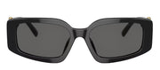 Tiffany & Co. TF 4208U 8001S4 Rectangle Plastic Black Sunglasses with Grey Lens