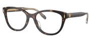 Tory Burch TY 2137U 1728 Butterfly Plastic Tortoise Eyeglasses with Logo Stamped Demo Lenses