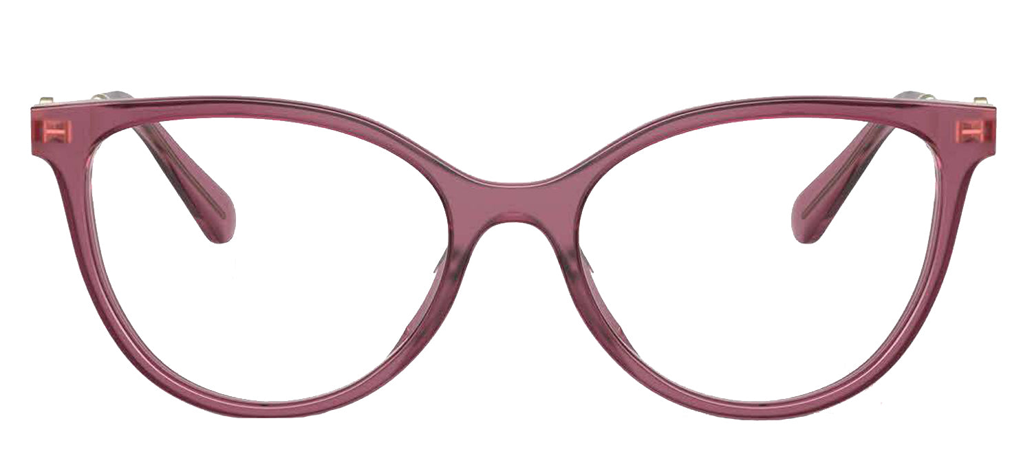 Tory Burch TY 2149U 3179 Berry Transparent Plastic Cat-Eye Eyeglasses 53mm Tory Burch TY2149U Eyeglasses | FramesDirect.com main image 2
