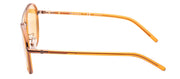 Tory Burch TY 6089 1902/7 Aviator Plastic Orange Sunglasses with Orange Lens
