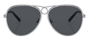 Tory Burch TY 6093 331187 Pilot Metal Silver Sunglasses with Gray Gradient Lens