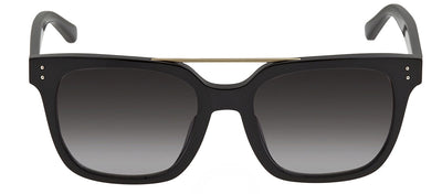 Tory Burch TY 7166U 13268G Rectangle Plastic Black Sunglasses with Grey Gradient Lens