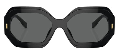 Tory Burch TY 7192U 170987 Geometric Plastic Black Sunglasses with Grey Lens
