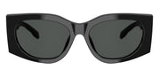 Tory Burch TY 7221U 170987 Rectangle Plastic Black Sunglasses with Grey Lens
