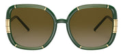 Tory Burch TY 9071U 189713 Square Plastic Green Sunglasses with Green Gradient Lens