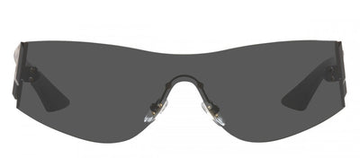 Versace VE 2241 125687 Shield Plastic Grey Sunglasses with Grey Lens