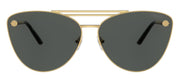 Versace VE 2267 100287 Cat-Eye Metal Gold Sunglasses with Grey Lens