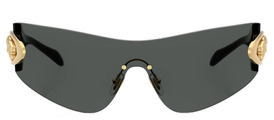 Versace VE 2280 100287 Shield Plastic Grey Sunglasses with Grey Lens