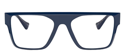 Versace VE 3326U 911 Rectangle Plastic Blue Eyeglasses with Logo Stamped Demo Lenses