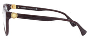 Versace VE 3330 5386 Cat Eye Plastic Plum Eyeglasses with Transparent Demo Lens